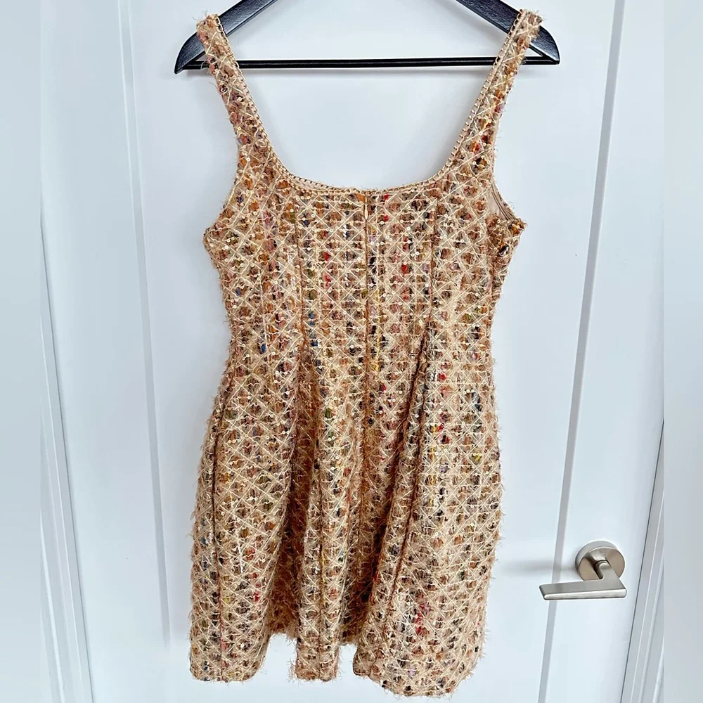 Maeve by Anthropologie Tweed Fit & Flare Mini Dress - Picture 6 of 12